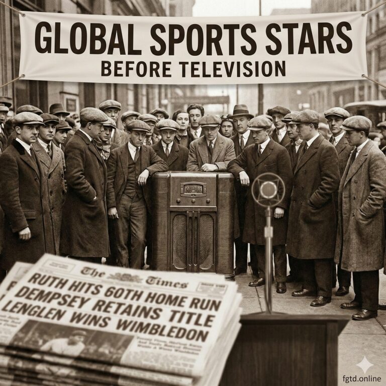The First Global Sports Stars - Before Television