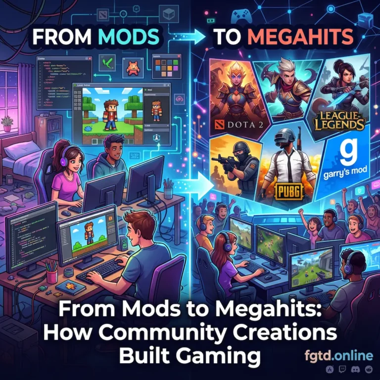 From Mods to Megahits: How Community Creations Built Gaming