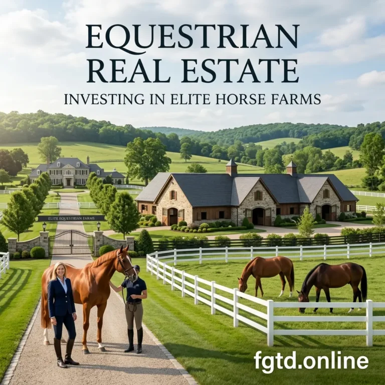 Equestrian Real Estate: Investing in Elite Horse Farms