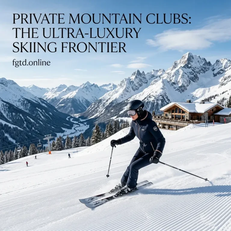 Private Mountain Clubs: The Ultra-Luxury Skiing Frontier